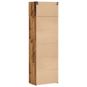 vidaXL Ντουλάπα Αποθήκευσης Παλιό Ξύλο 70x42.5x225cm Επεξεργασμένο Ξύλο 1 τεμ.