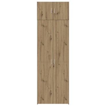 vidaXL Ντουλάπα Αποθήκευσης Ξύλο Δρυός 70x42.5x225cm Επεξεργασμένο Ξύλο 1 τεμ.