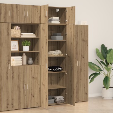 Ντουλάπα Αποθήκευσης vidaXL Δρυός Τέχνης 70x42.5x225cm Επεξεργασμένο Ξύλο 1 τεμ.