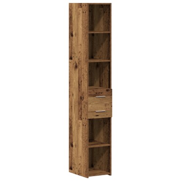 vidaXL Ντουλάπι Αποθήκευσης Παλιού Ξύλου 30x42.5x225cm Κατασκευασμένο Ξύλο 1 τεμ.