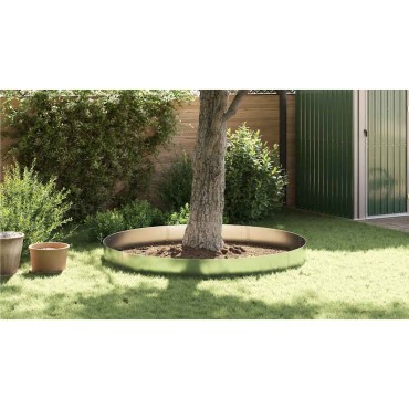 vidaXL Περιγράμματα γκαζόν 20 τμχ. 100 x 25 x 0,07 εκ. Ασημί