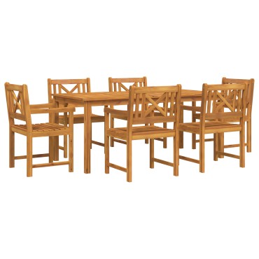 vidaXL Καρέκλες Κήπου 2 τεμ. 56x56x90cm Μασίφ Ξύλο Ακακίας