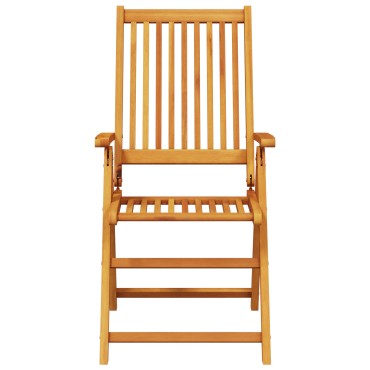 vidaXL Σέτ φαγητού για κήπο 7 τεμ. Καφέ Στερεό Ξύλο Ακακίας 160x85x75cm