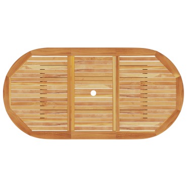 vidaXL Σέτ φαγητού για κήπο 7 τεμ. Καφέ Στερεό Ξύλο Ακακίας 160x85x75cm