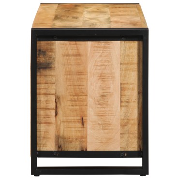 vidaXL Παγκάκι Παπουτσιών 100x40x50cm Μασίφ Ξύλο Μάνγκο 1 τεμ.