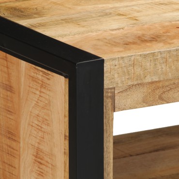 vidaXL Παγκάκι Παπουτσιών 100x40x50cm Μασίφ Ξύλο Μάνγκο 1 τεμ.