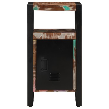 vidaXL Ντουλάπι Μπάνιου Πολύχρωμο 40x35x75cm Μασίφ Ξύλο Ανακυκλωμένο