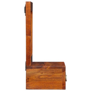 vidaXL Κρεμάτο Ντουλάπι 40x20x50cm Συμπαγές Ξύλο Ακακίας