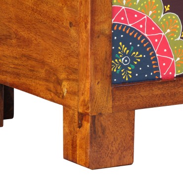 vidaXL Κιβώτιο Αποθήκευσης Καφέ 50x30x40cm από Μασίφ Ξύλο Ακακίας 1 τεμ.