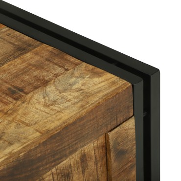 vidaXL κουτί αποθήκευσης 50x50x50cm Στερεό Τραχύ Ξύλο Μάνγκο