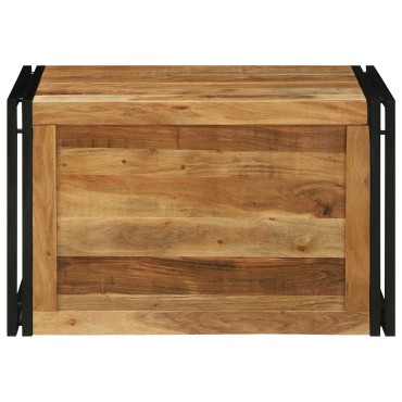 vidaXL Κουτί Αποθήκευσης 80x50x50cm Μασίφ Ξύλο Ακακίας 1 τεμ.
