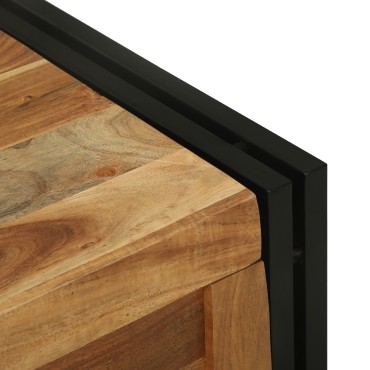 vidaXL Κουτί Αποθήκευσης 80x50x50cm Μασίφ Ξύλο Ακακίας 1 τεμ.