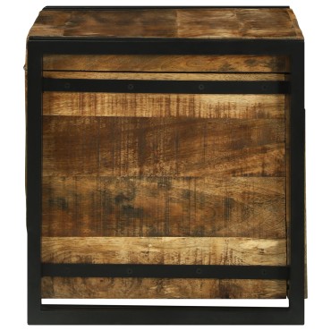 vidaXL Κουτί αποθήκευσης 60x40x41cm Μασίφ τραχύ ξύλο μάνγκο