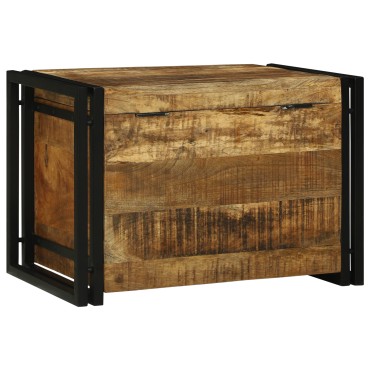 vidaXL Κουτί αποθήκευσης 60x40x41cm Μασίφ τραχύ ξύλο μάνγκο