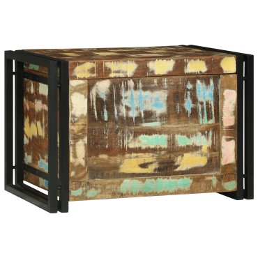 vidaXL Κουτί Αποθήκευσης 60x40x41cm Μασίφ Ξύλο Ανακυκλωμένο 1 τεμ.