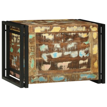 vidaXL Κουτί Αποθήκευσης 60x40x41cm Μασίφ Ξύλο Ανακυκλωμένο 1 τεμ.