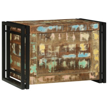 vidaXL Κουτί Αποθήκευσης 60x40x41cm Μασίφ Ξύλο Ανακυκλωμένο 1 τεμ.