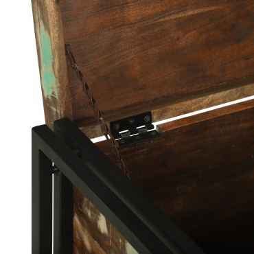 vidaXL Κουτί Αποθήκευσης 60x40x41cm Μασίφ Ξύλο Ανακυκλωμένο 1 τεμ.