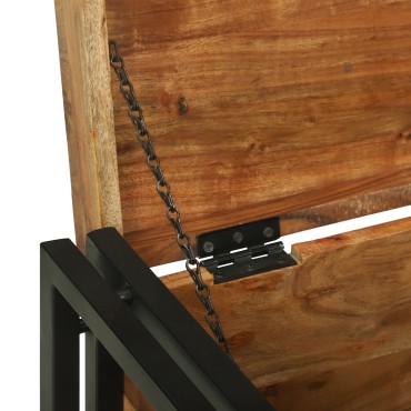 vidaXL Κουτί αποθήκευσης 60x40x41cm από μασίφ ξύλο ακακίας