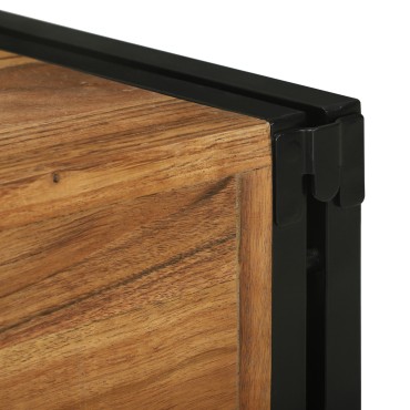 vidaXL Ράφι Κρασιού 2 τεμ. 46x35x27,5cm Στερεό Ξύλο Ακακίας