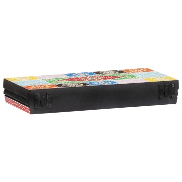 vidaXL Ράφια Τοίχου 2 τεμ. 40x20x6cm Στρατιωτικό Ξύλο Μάγκο