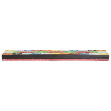 vidaXL Ράφια Τοίχου 2 τεμ. 100x20x6cm Στερεό Ξύλο Μάνγκο