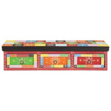 vidaXL Τοίχου Κάβ October TV 100x30x24cm Μασίφ Ξύλο