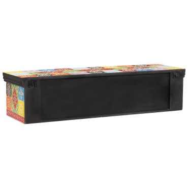 vidaXL Τοίχου Κάβ October TV 100x30x24cm Μασίφ Ξύλο