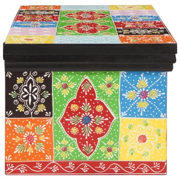 vidaXL Κάστρο τηλεόρασης τοίχου 60x30x24cm από συμπαγές ξύλο Rough Mango