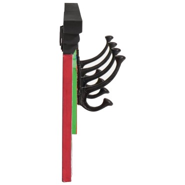 vidaXL Κρεμάστρα Μαύρο 80 x 25 x 2 cm Στερεό ξύλο μάνγκο