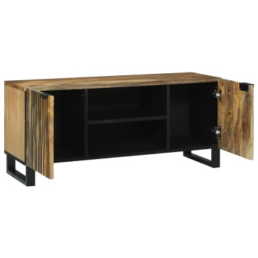 vidaXL Ντουλάπα Τηλεόρασης 105x33.5x46cm Μασίφ ξύλο μάνγκο