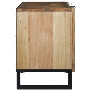 vidaXL Ντουλάπα Τηλεόρασης 105x33.5x46cm Μασίφ ξύλο μάνγκο