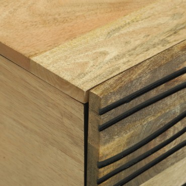 vidaXL Τραπεζάκι 80x50x40cm από μασίφ ξύλο μάνγκο 1 τεμ.