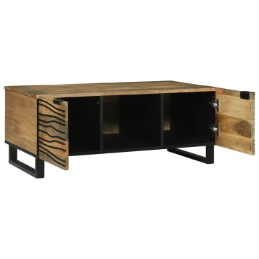 vidaXL Τραπέζι Καφέ 100x54x40cm Μασίφ Ξύλο Μάνγκο 1 τεμ.