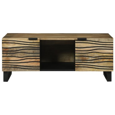 vidaXL Τραπέζι Καφέ 100x54x40cm Μασίφ Ξύλο Μάνγκο 1 τεμ.