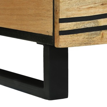 vidaXL Τραπεζάκι Σαλονιού 80x54x40cm Μασίφ Ξύλο Μάνγκο 1 τεμ.