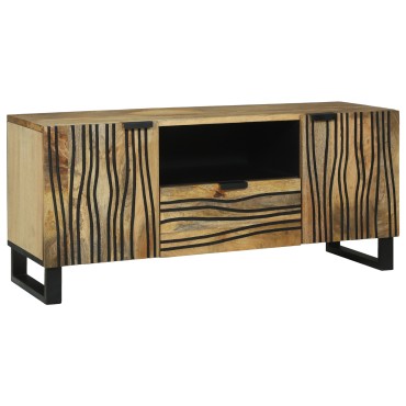 vidaXL Ντουλάπα Τηλεόρασης 105x33.5x46cm Μασίφ Ξύλο Μάνγκο