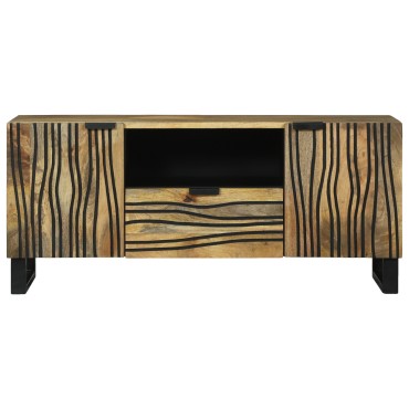 vidaXL Ντουλάπα Τηλεόρασης 105x33.5x46cm Μασίφ Ξύλο Μάνγκο