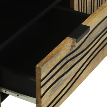 vidaXL Ντουλάπα Τηλεόρασης 105x33.5x46cm Μασίφ Ξύλο Μάνγκο