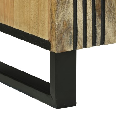 vidaXL Ντουλάπα Τηλεόρασης 105x33.5x46cm Μασίφ Ξύλο Μάνγκο