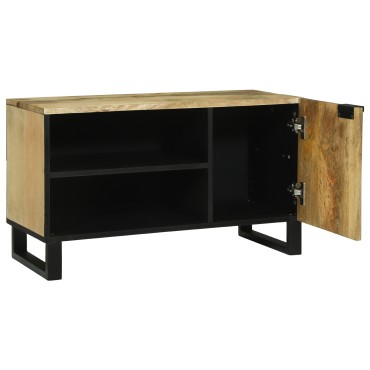 vidaXL Ντουλάπι τηλεόρασης 80x31.5x46cm Στρατηγικά ξύλο μάνγκο και ξύλο προσδιορισμού 1 τεμ.