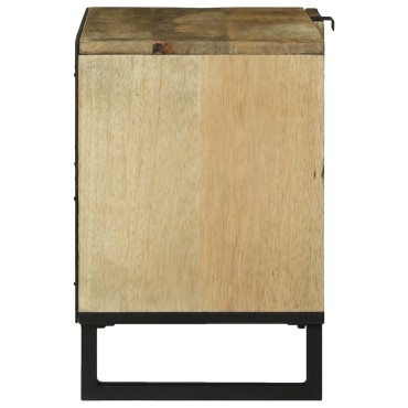 vidaXL Ντουλάπι τηλεόρασης 80x31.5x46cm Στρατηγικά ξύλο μάνγκο και ξύλο προσδιορισμού 1 τεμ.