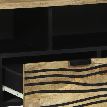 vidaXL Ντουλάπα TV 100x33.5x46cm Μασίφ Ξύλο Μάνγκο