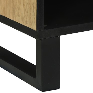 vidaXL Ντουλάπα TV 100x33.5x46cm Μασίφ Ξύλο Μάνγκο