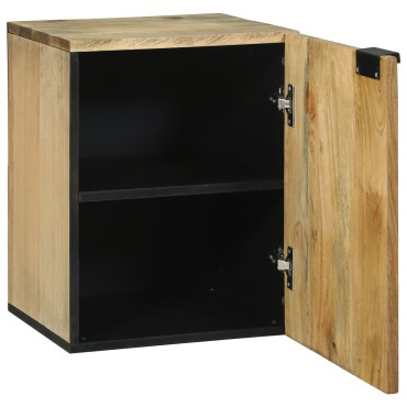 vidaXL Ντουλάπα Μπάνιου 38x33.5x48cm από Μασίφ Ξύλο και Κατασκευασμένο Ξύλο
