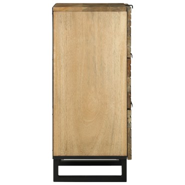 vidaXL Ντουλάπα 40x33.5x75cm από Μασίφ Ξύλο Μάνγκο και Μηχανημένο Ξύλο