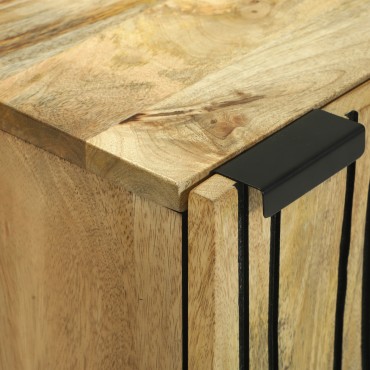 vidaXL Έπιπλο Σαλονιού 40x33.5x75cm Συμπαγές Ξύλο Μάνγκο 1 τεμ.
