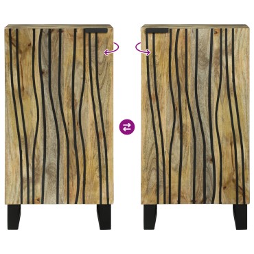 vidaXL Έπιπλο Σαλονιού 40x33.5x75cm Συμπαγές Ξύλο Μάνγκο 1 τεμ.