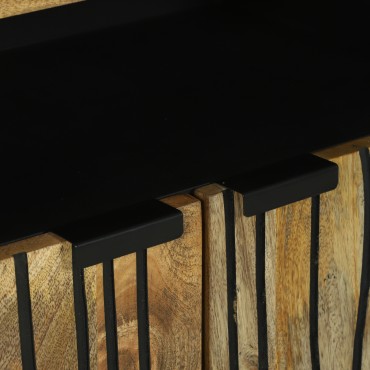 vidaXL Μπουφές 60x33.5x75cm από συμπαγές ξύλο μάνγκο
