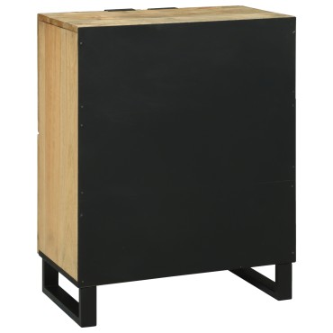 vidaXL Έπιπλο 60x33.5x75cm μασίφ ξύλο μάνγκο και κατασκευασμένο ξύλο 1 τεμ.